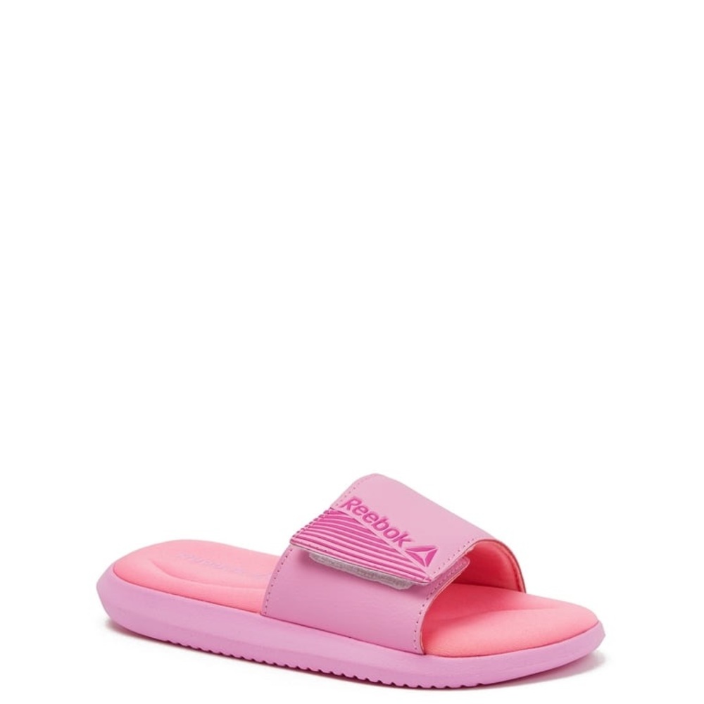 Reebok Memory Foam Pink Slide Girls, Size 1